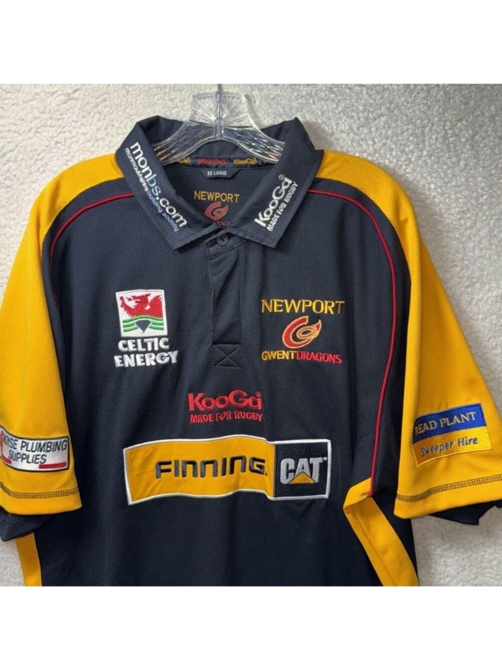 Newport Gwent Dragons 2007 2008 Kooga Home Rugby Jersey Shirt Size XXL - Picture 3 of 6